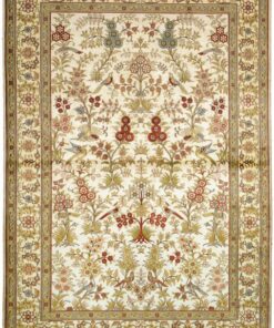 Hereke Oriental Rug 185 × 126 cm, silk, hand-knotted