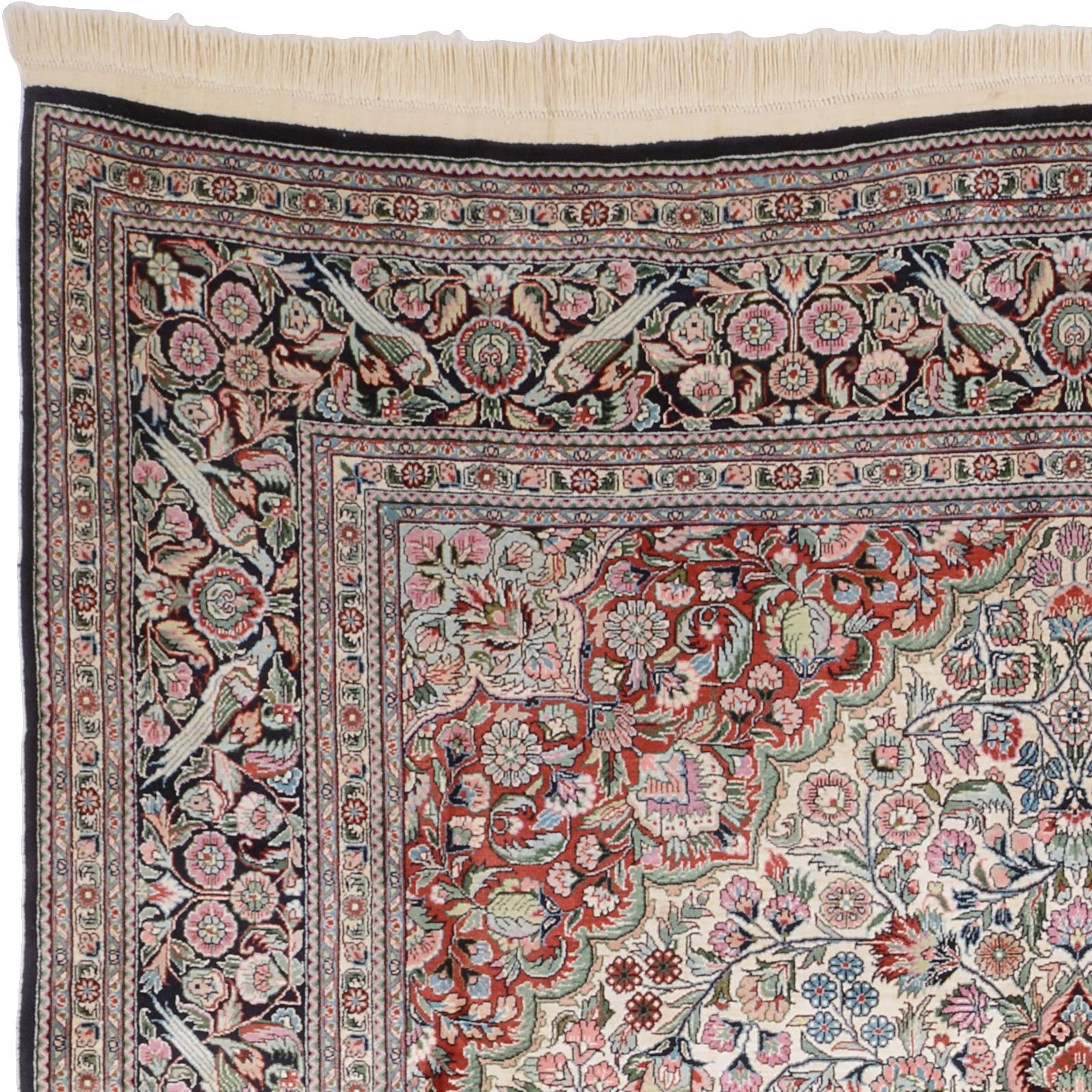 Hereke Oriental Rug 280 × 185 cm, silk, hand-knotted — view 6