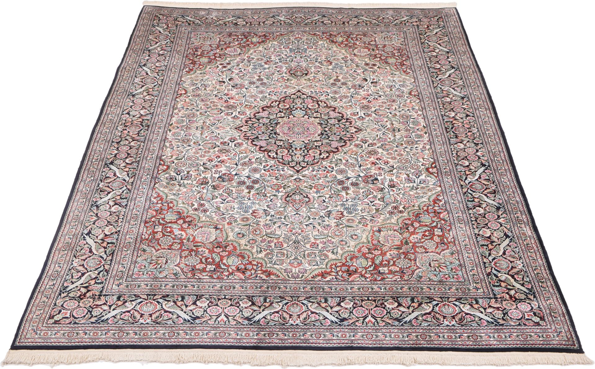 Hereke Oriental Rug 280 × 185 cm, silk, hand-knotted — view 2