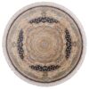Hereke Oriental Rug 248 × 248 cm, silk, hand-knotted