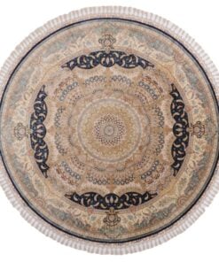 Hereke Oriental Rug 248 × 248 cm, silk, hand-knotted