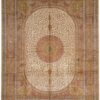 Hereke Oriental Rug 365 × 270 cm, silk, hand-knotted