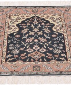 Hereke Oriental Rug 58 × 43 cm, silk, hand-knotted — view 2