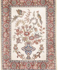 Hereke Oriental Rug 61 × 46 cm, silk, hand-knotted