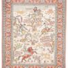 Hereke Oriental Rug 61 × 46 cm, silk, hand-knotted