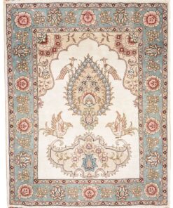 Hereke Oriental Rug 61 × 46 cm, silk, hand-knotted