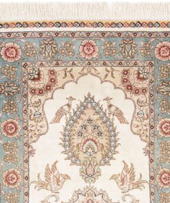 Hereke Oriental Rug 61 × 46 cm, silk, hand-knotted — view 4