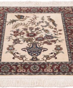 Hereke Oriental Rug 61 × 46 cm, silk, hand-knotted — view 2