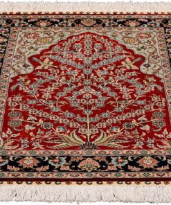 Hereke Oriental Rug 91 × 62 cm, silk, hand-knotted — view 2