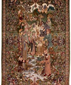 Hereke Oriental Rug 92 × 62 cm, silk, hand-knotted
