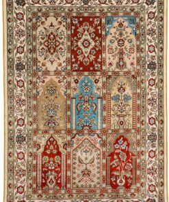 Hereke Oriental Rug 92 × 62 cm, silk, hand-knotted
