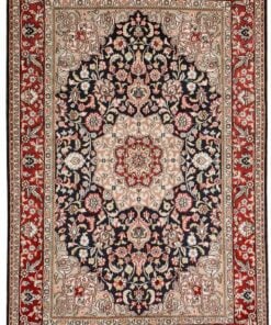 Hereke Oriental Rug 95 × 62 cm, silk, hand-knotted