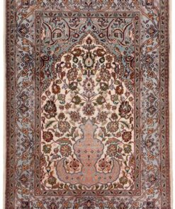 Hereke Oriental Rug 93 × 63 cm, silk, hand-knotted