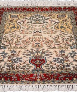 Hereke Oriental Rug 93 × 63 cm, silk, hand-knotted — view 2