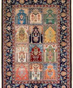 Hereke Oriental Rug 94 × 64 cm, silk, hand-knotted