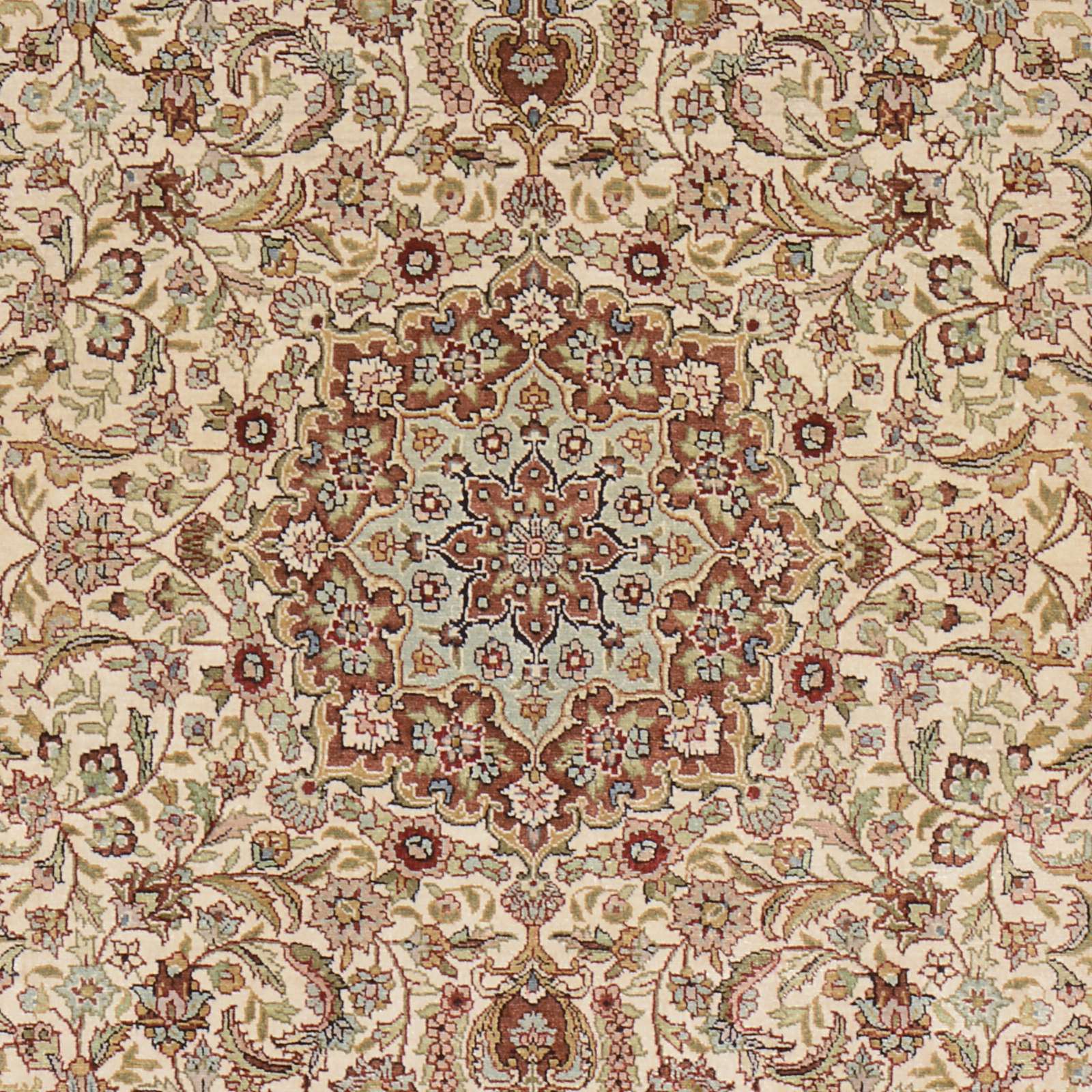 Hereke Oriental Rug 122 × 76 cm, silk, hand-knotted — view 4