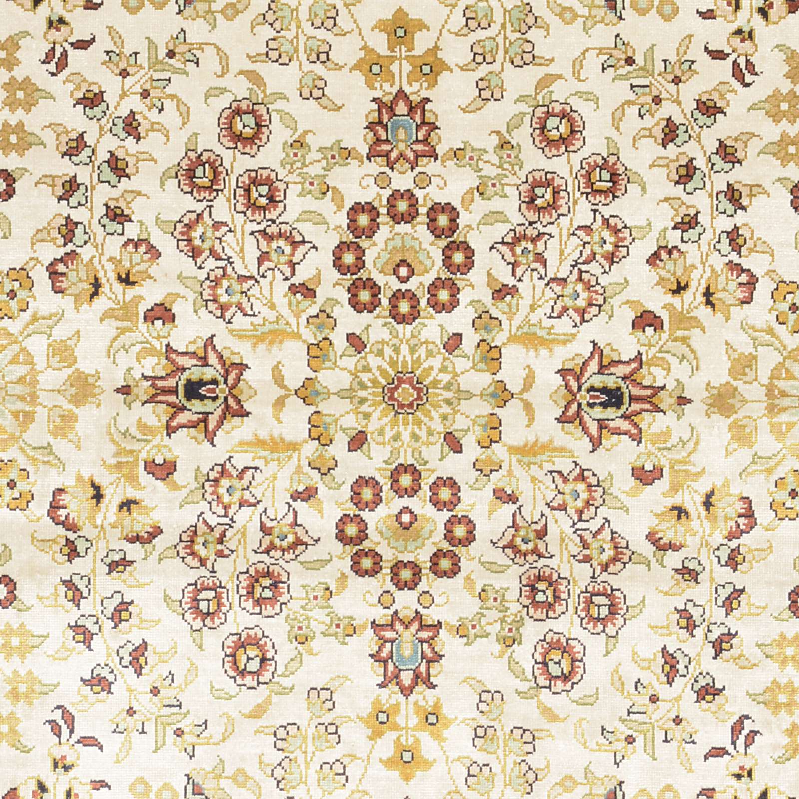 Hereke Oriental Rug 123 × 79 cm, silk, hand-knotted — view 4