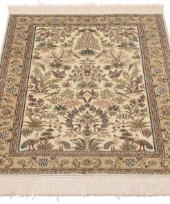 Hereke Oriental Rug 123 × 79 cm, silk, hand-knotted — view 2