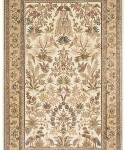 Hereke Oriental Rug 123 × 79 cm, silk, hand-knotted