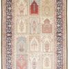 Hereke Oriental Rug 126 × 79 cm, silk, hand-knotted