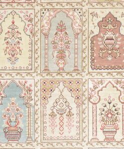 Hereke Oriental Rug 126 × 79 cm, silk, hand-knotted — view 4