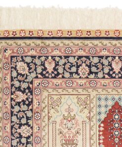 Hereke Oriental Rug 126 × 79 cm, silk, hand-knotted — view 5
