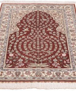 Hereke Oriental Rug 130 × 79 cm, silk, hand-knotted — view 2