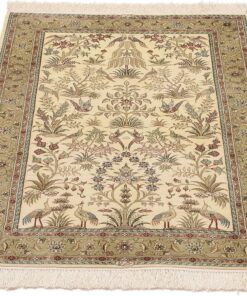 Hereke Oriental Rug 124 × 80 cm, silk, hand-knotted — view 2