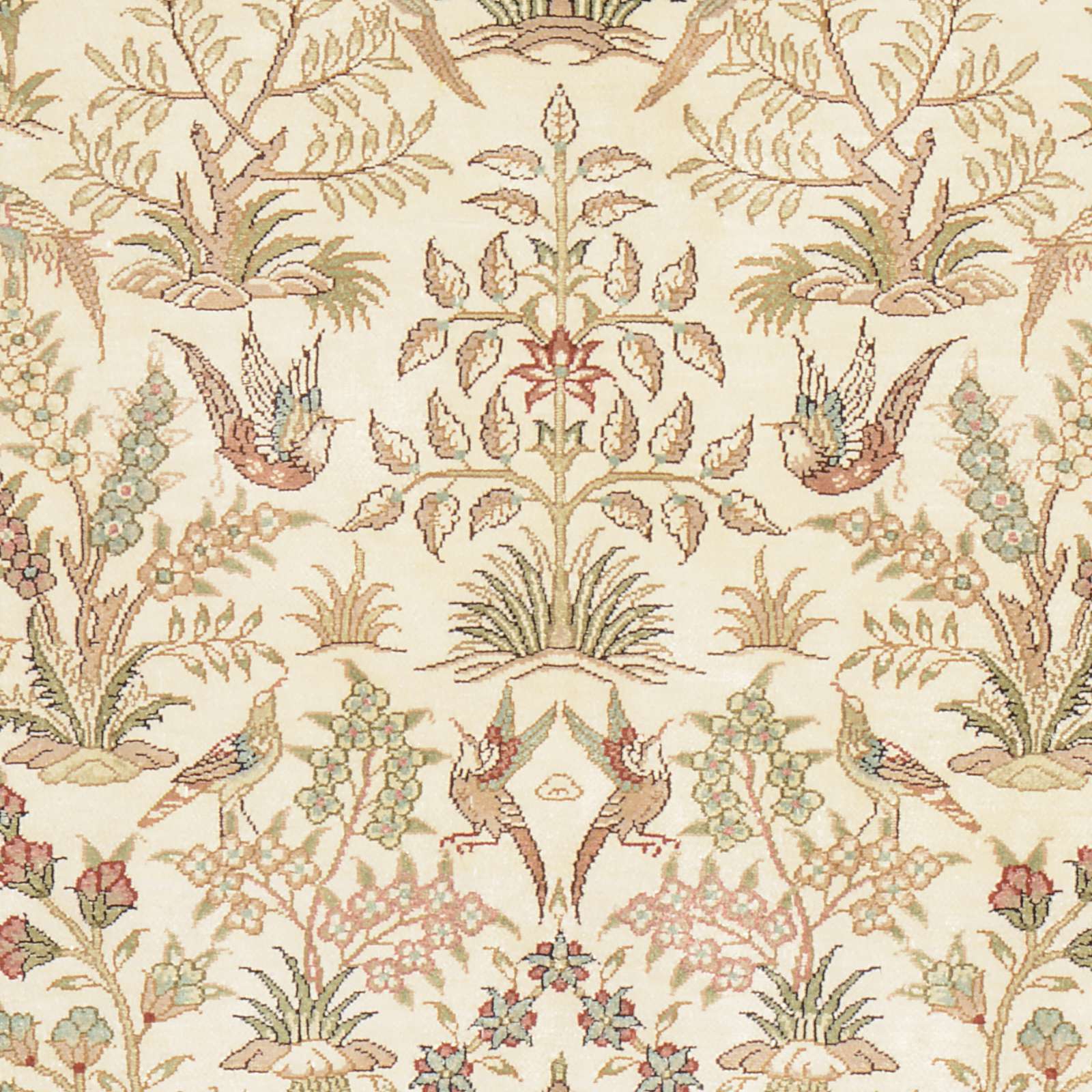 Hereke Oriental Rug 124 × 80 cm, silk, hand-knotted — view 4
