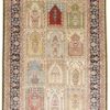 Hereke Oriental Rug 125 × 80 cm, silk, hand-knotted