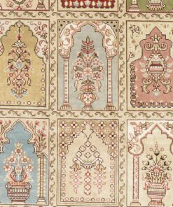 Hereke Oriental Rug 125 × 80 cm, silk, hand-knotted — view 4