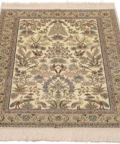 Hereke Oriental Rug 125 × 80 cm, silk, hand-knotted — view 2