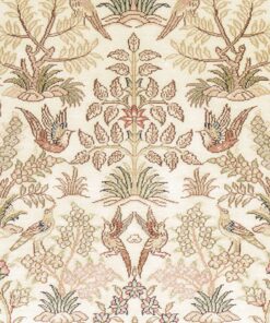 Hereke Oriental Rug 125 × 80 cm, silk, hand-knotted — view 4