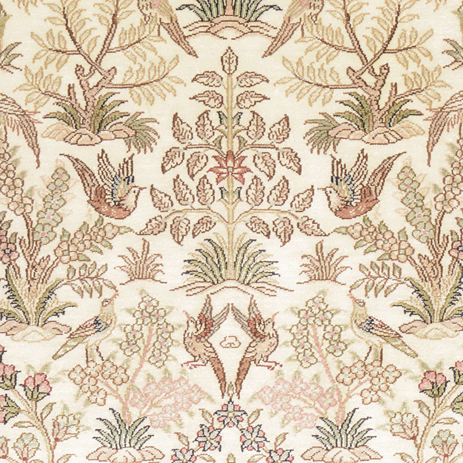 Hereke Oriental Rug 125 × 80 cm, silk, hand-knotted — view 4