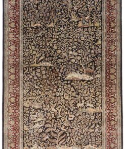 Hereke Oriental Rug 152 × 91 cm, silk, hand-knotted