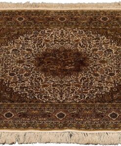 Hereke Oriental Rug 91 × 90 cm, silk, hand-knotted — view 2