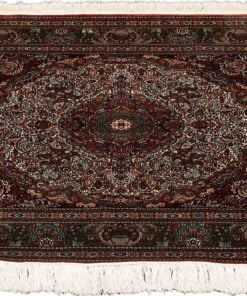 Hereke Oriental Rug 95 × 93 cm, silk, hand-knotted — view 2