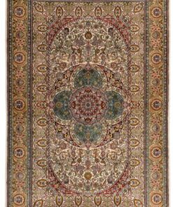 Hereke Oriental Rug 152 × 95 cm, silk, hand-knotted