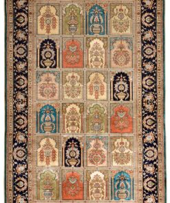 Hereke Oriental Rug 154 × 95 cm, silk, hand-knotted