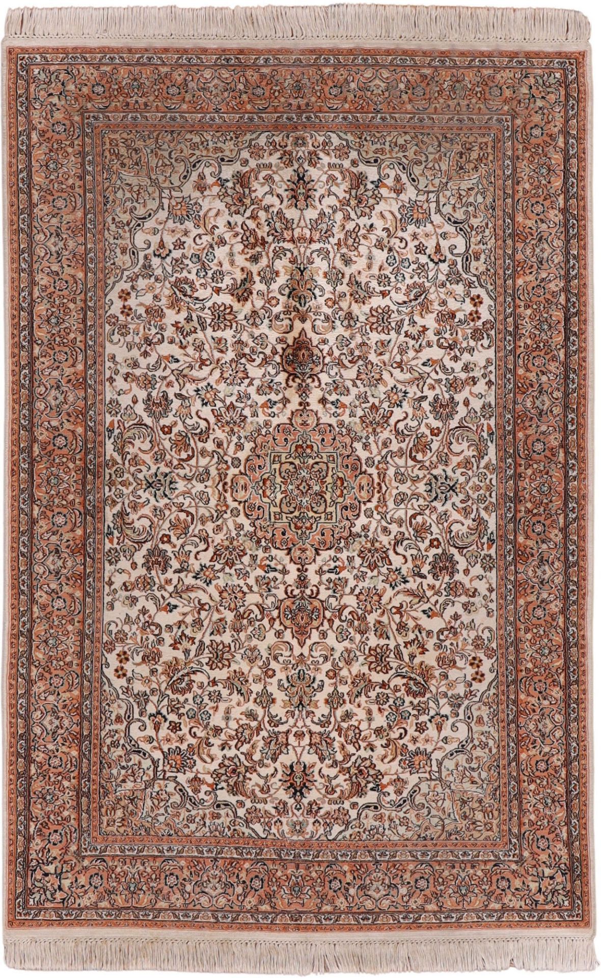 Oriental Rug 182 × 124 cm, silk, hand-knotted