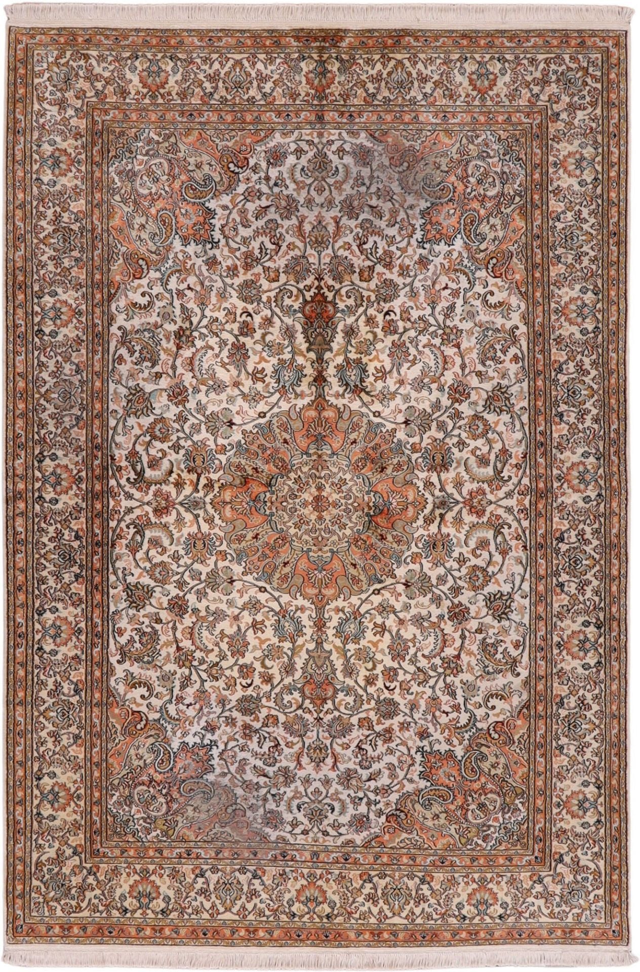 Oriental Rug 245 × 170 cm, silk, hand-knotted