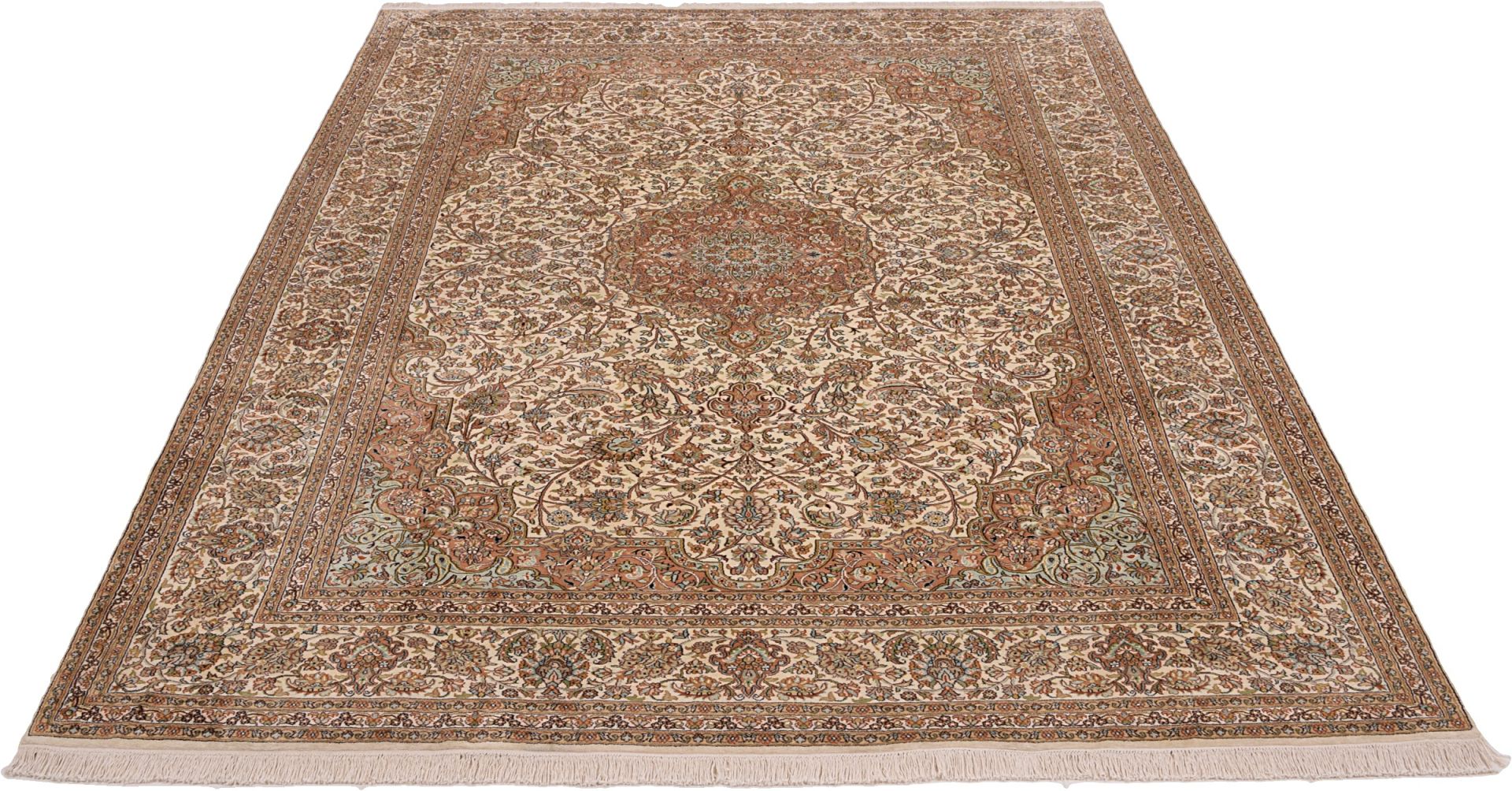 Oriental Rug 307 × 218 cm, silk, hand-knotted — view 2