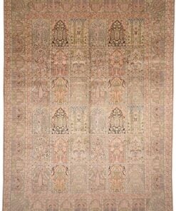 Oriental Rug 370 × 273 cm, silk, hand-knotted