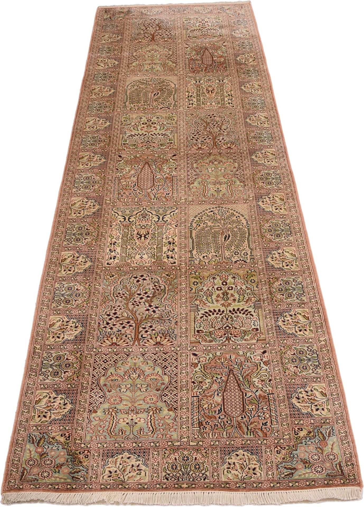 Oriental Rug 365 × 98 cm, silk, hand-knotted — view 2