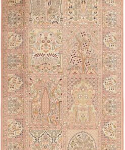 Oriental Rug 365 × 98 cm, silk, hand-knotted