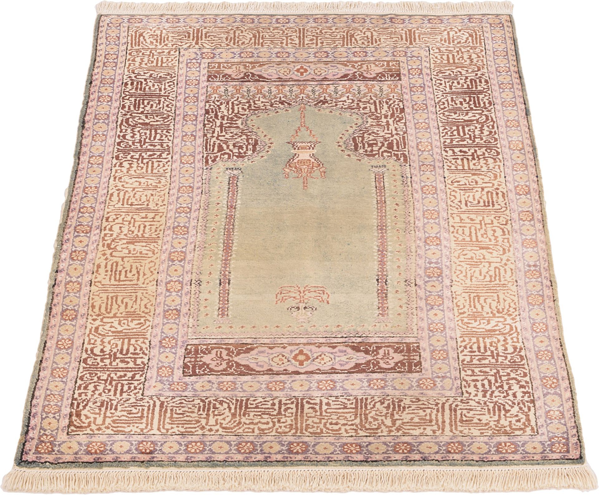 Oriental Rug 133 × 86 cm, silk, hand-knotted — view 3