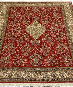 Kashmir Oriental Rug 201 × 125 cm, silk, hand-knotted — view 2