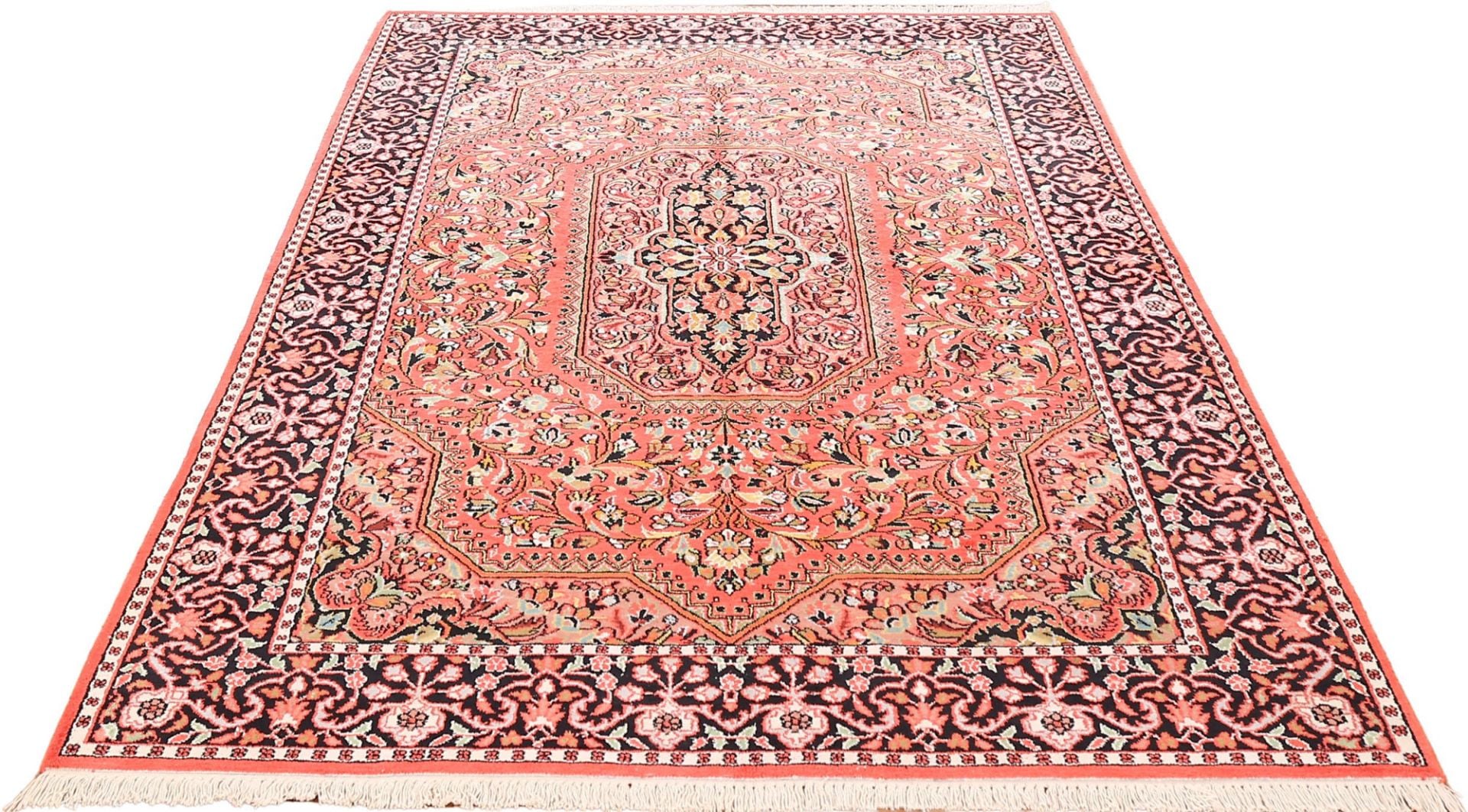 Kashmir Oriental Rug 245 × 153 cm, silk, hand-knotted — view 4