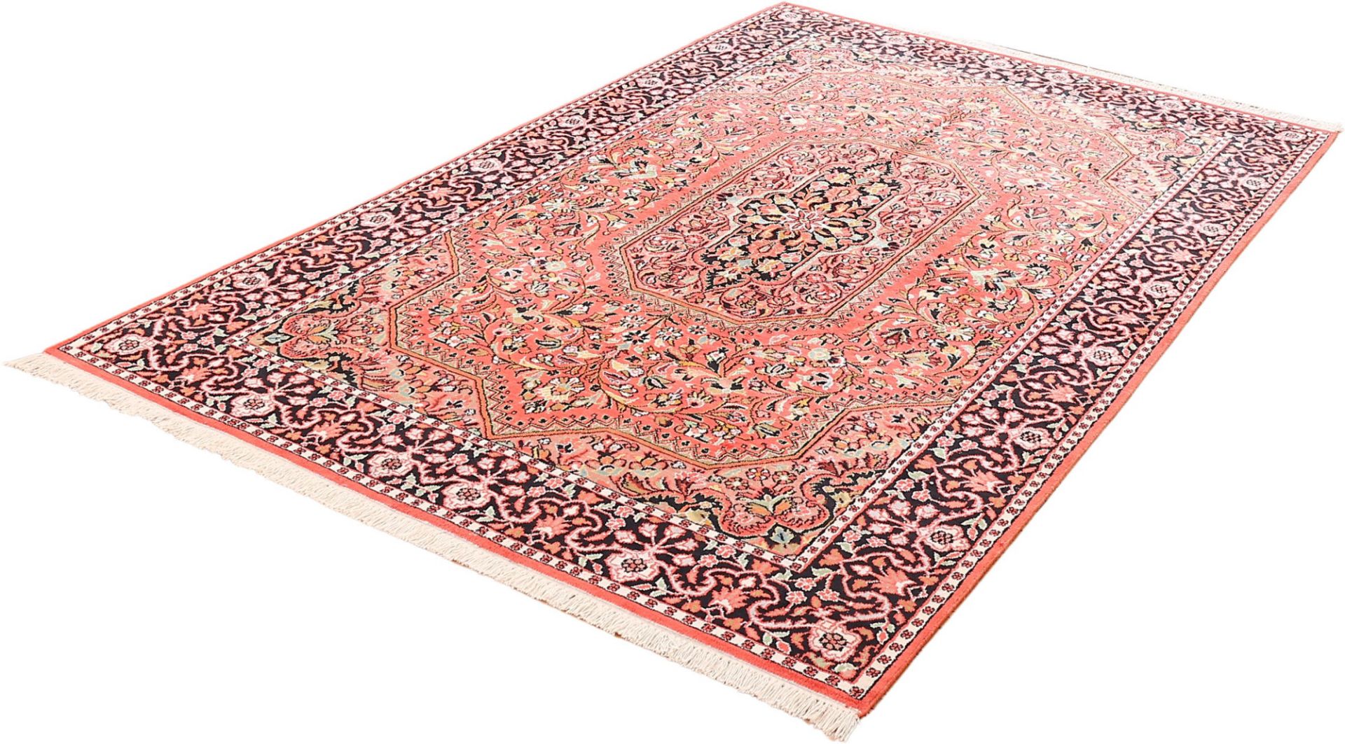 Kashmir Oriental Rug 245 × 153 cm, silk, hand-knotted — view 5