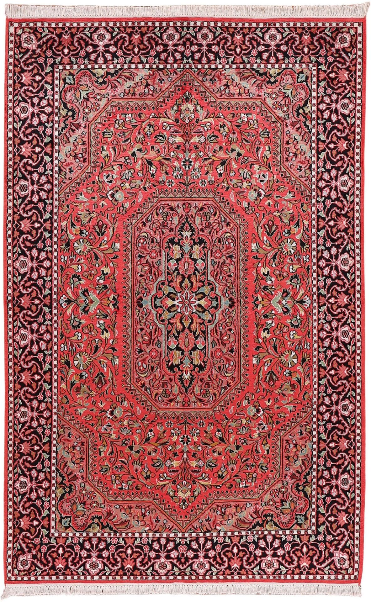 Kashmir Oriental Rug 245 × 153 cm, silk, hand-knotted